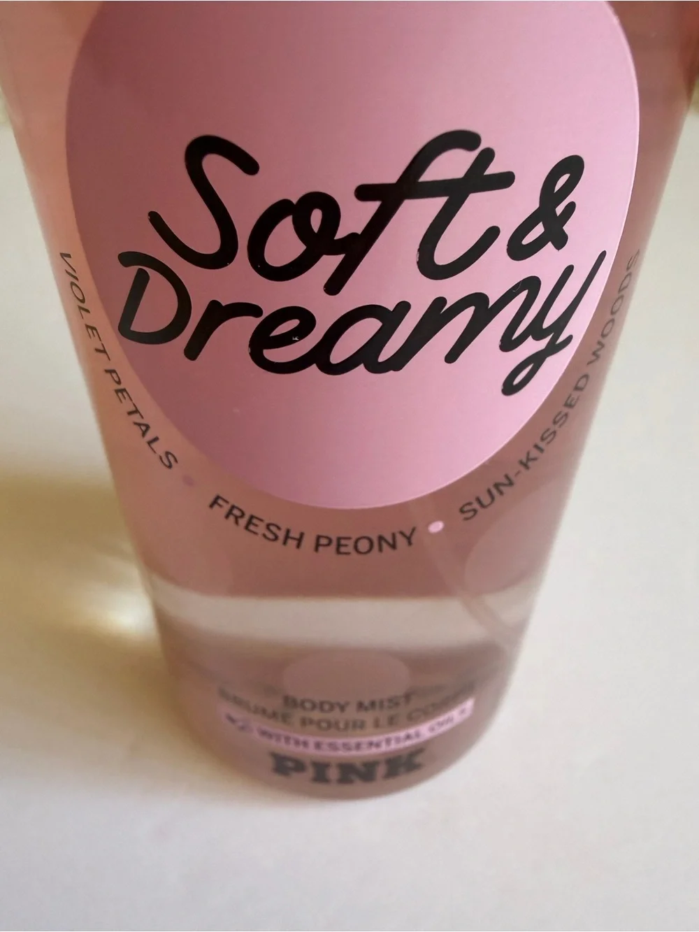 VICTORIA’S SECRET PINK SOFT & DREAMY FRAGRANCE BODY MIST SPRAY SPLASH 8.4 oz NEW